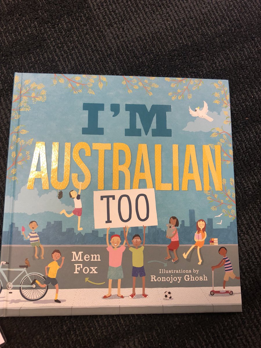 “I’m Australian Too”- Mem Fox 
Great resource when teaching Harmony Day #acuedu_p