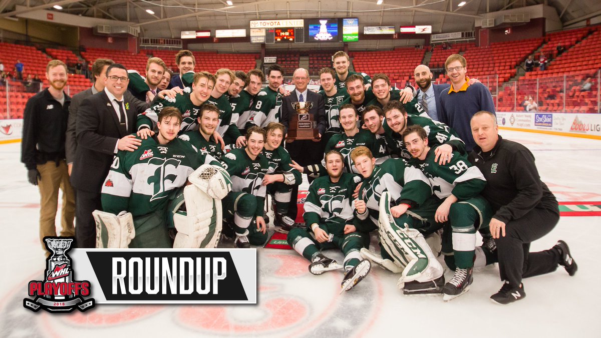 TheWHL's tweet photo. .@WHLsilvertips capture Western Conference crown to advance to  #WHLChampionship. 

#WHLPlayoffs ROUNDUP  📰 | https://t.co/rtBWI3GOyB https://t.co/h6zWgRk9iW