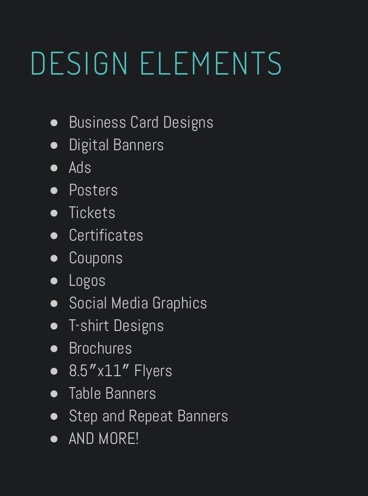 DesignByAly's tweet photo. Need Graphic Design Work? #DesignByAly offers Professional #GraphicDesign, #WebDesign, and #Photography Services Making it Your One Stop Shop For All Things Digital! Visit https://t.co/DR8518CTBd For More Info.
Samples -> https://t.co/CQwrR7V6TA https://t.co/CQwrR7V6TA https://t.co/G27f1ZjMUF