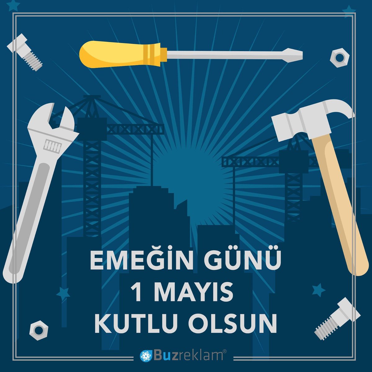 BuzReklam's tweet photo. 1 Mayıs Emek ve Dayanışma Günü Kutlu Olsun! https://t.co/TX9N0d4OQ8