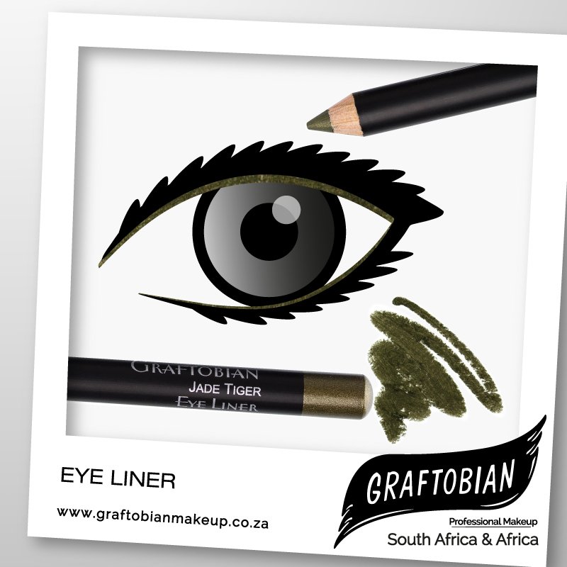 GraftobianSA's tweet photo. #Graftobian #EyeLiner #ProPencils - Jade Tiger (88371) Order yours and experience true eye colour. #CrueltyFree #VeganMakeup info@graftobianmakeup.co.za https://t.co/KWQ20JotSg
