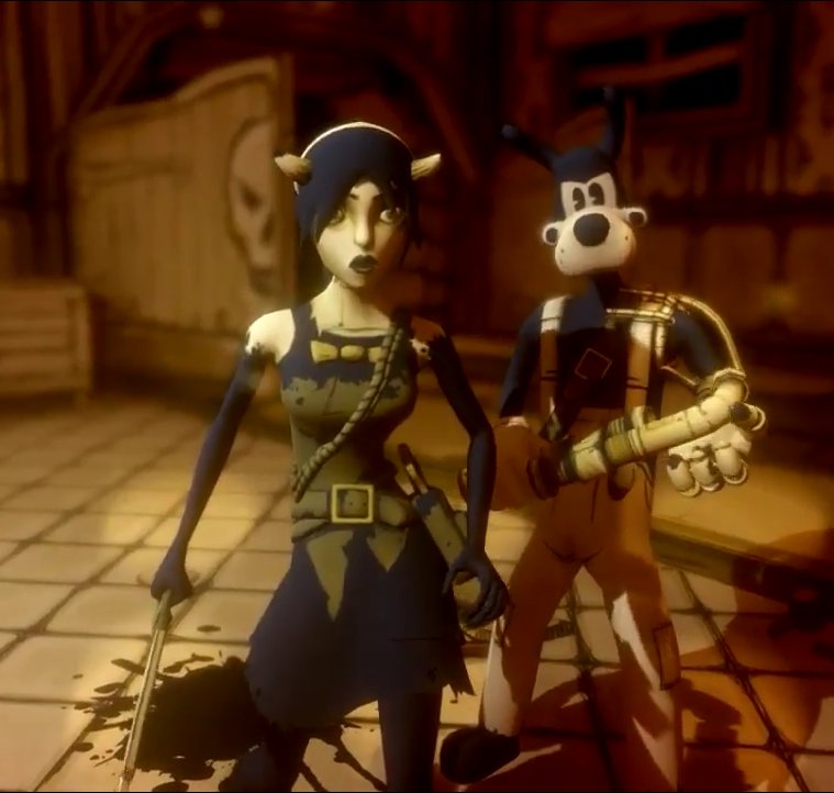 LucyOlsonAnimu1's tweet photo. Who else got the hype I did when this happened!?!?!? #bendyhype #bendychapter4 #bendyandtheinkmachine #batim #BATIM #aliceangel #boristhewolf #ChapterFour #chapter4alice #chapter4boris #bendyandtheinkmachinechapter4 I know @BijuuMike was! Thanks @themeatly for a great 4th chap~! https://t.co/dZtJMtpzzU