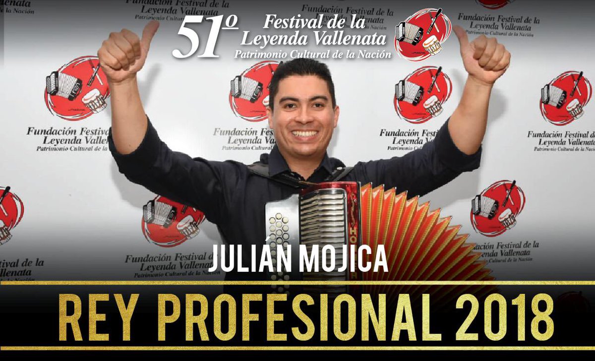 FESVALLENATO's tweet image. ¡Felicitaciones a Julián Mojica, nuevo Rey Vallenato! ¡Qué viva el Rey! #VivesElFestival