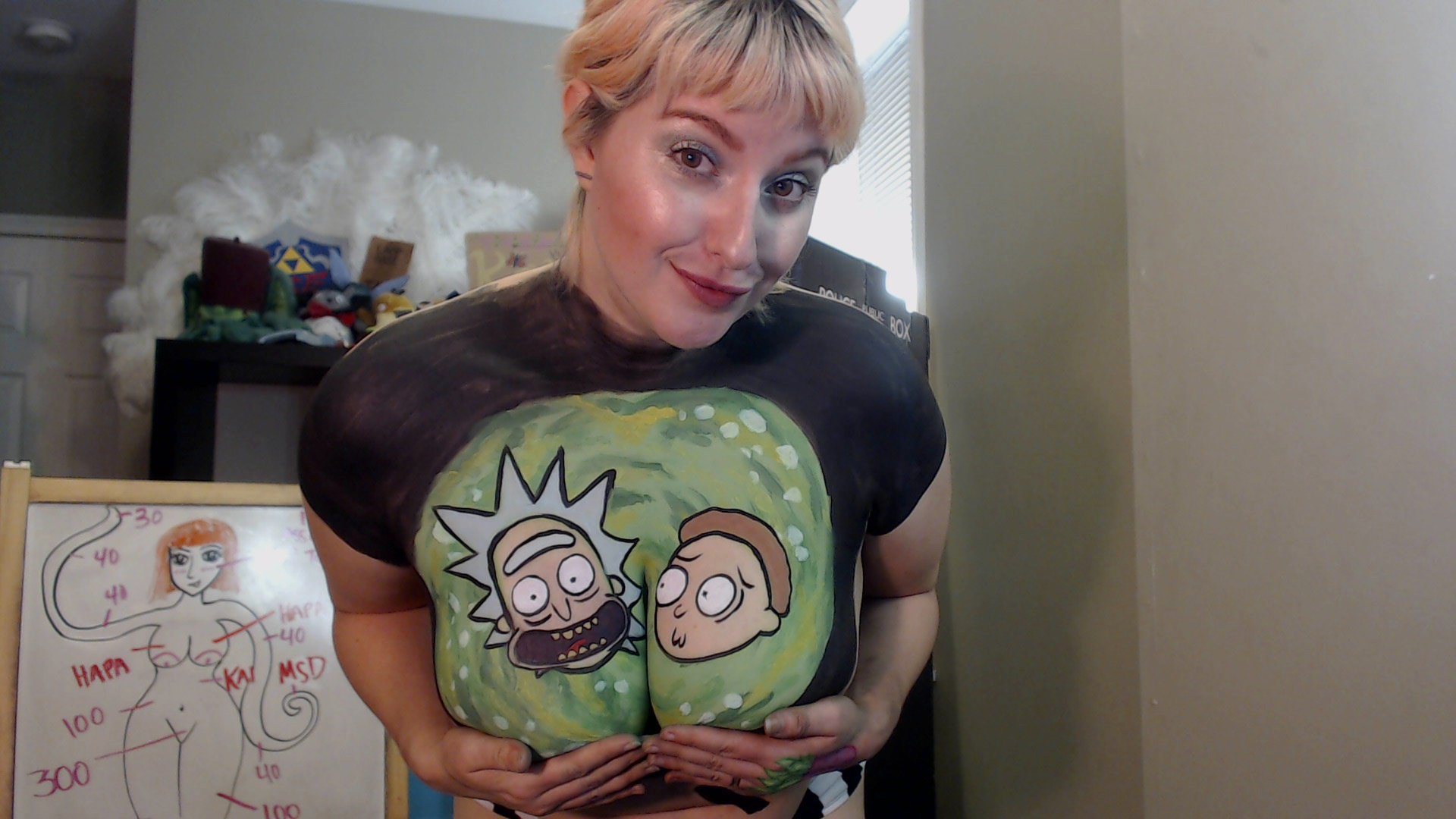 Kaylee Pond on Twitter "SUUUUUPER fun body painting tonight! Huge thanks to HapPond for the