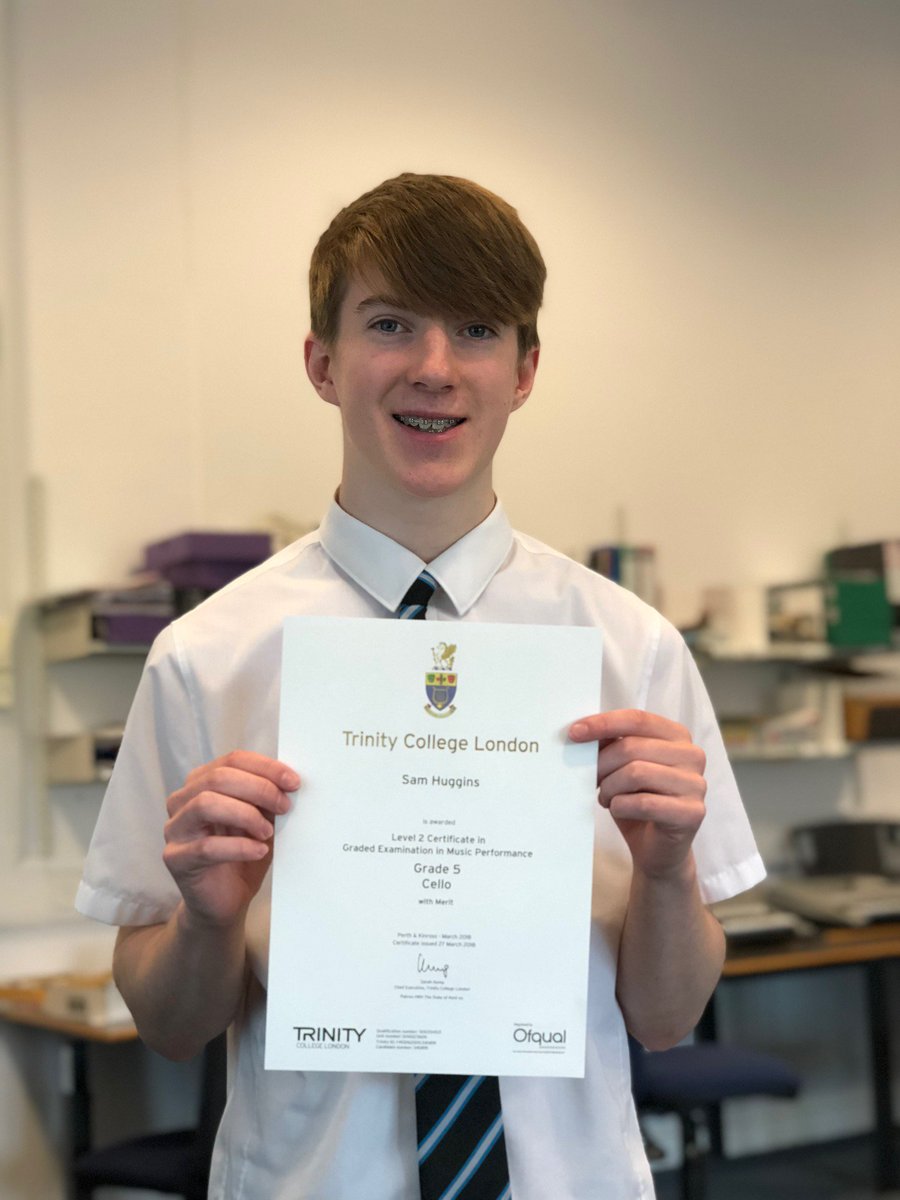 #Congratulations to Sam on his excellent result in his recent Grade 5 Cello exam where he was awarded a merit. Sam also plays as part of @PyoPerth.