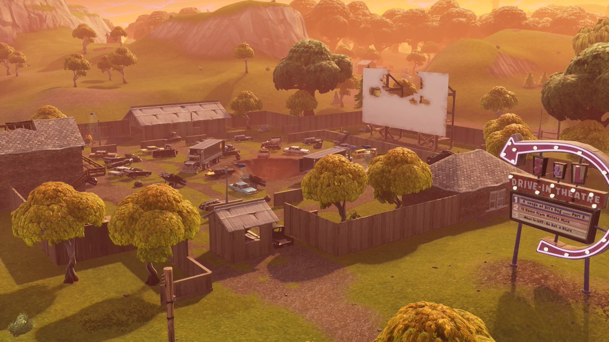 R0wb0 On Twitter New Drive In Theater Behind Tomato Town Fortnite Drive In Theatre Fortnite Drive In Theatre R0wb0 On Twitter New Drive In Theater Behind Tomato Town