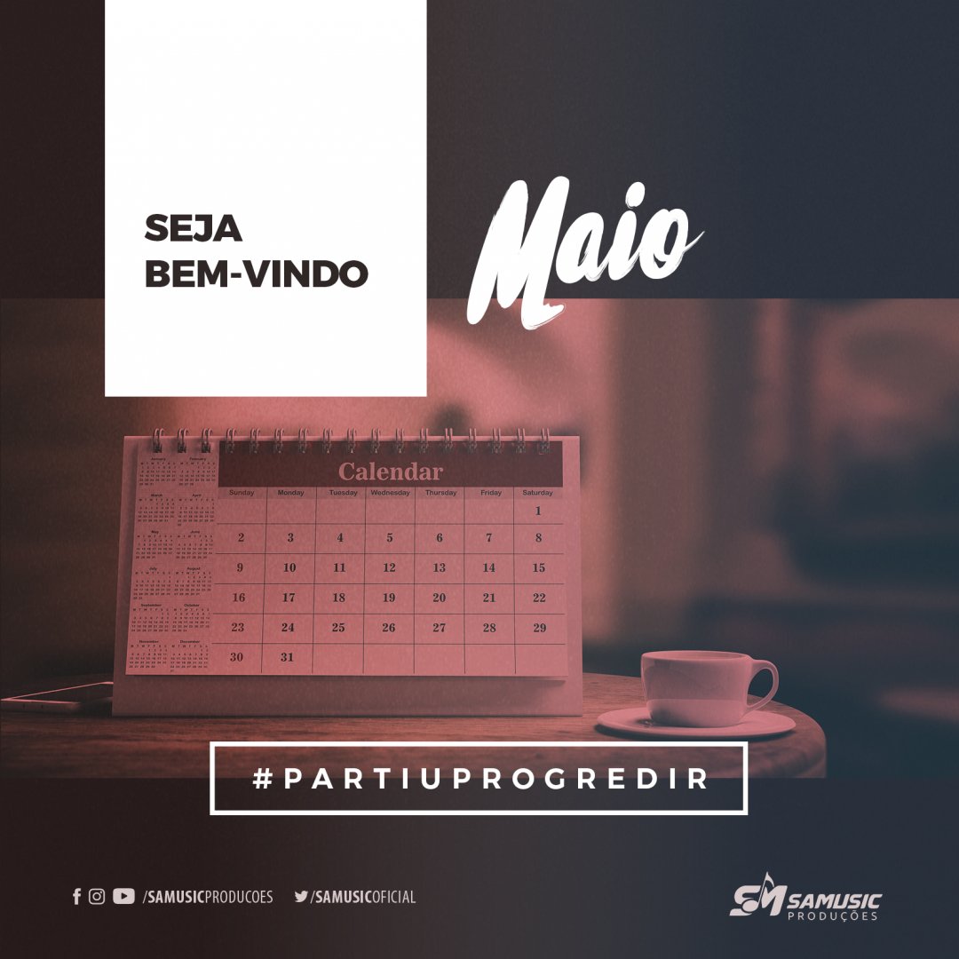 SamuellMariano's tweet photo. #PartiuProgredir!!!
Seja muito bem-vindo Maio! https://t.co/vZQx9y3Tt6