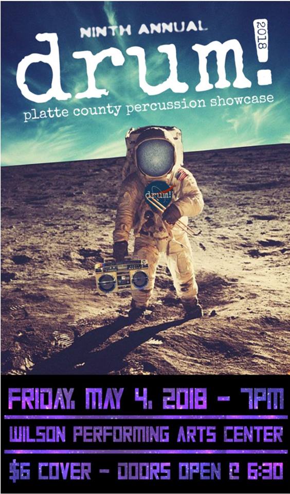 drum! 2018 is this Friday night (May 4th) at 7pm!  You do not want to miss this show! #PCPercussion #PercussionShowcase #drum #PCHS #PCR3