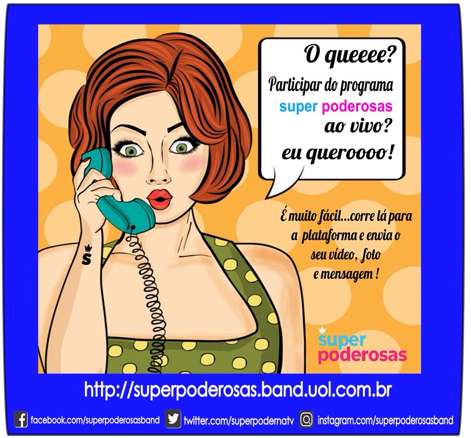 birodeeventos's tweet photo. Hoje é feriado merecido para todos nós! Aproveite para assistir #superpoderosasband #superpodernatv https://t.co/T098iN2CmV