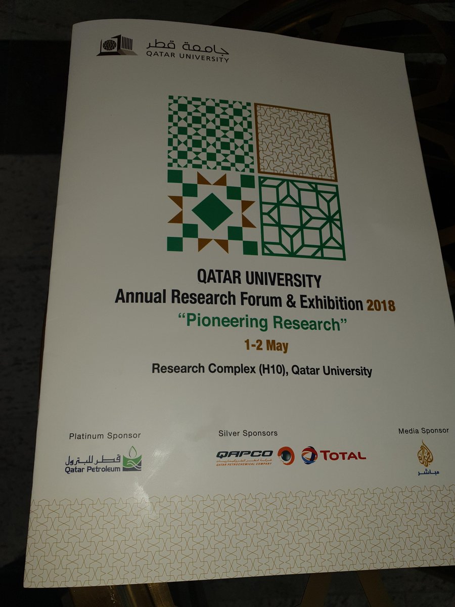 Congratulations to the Huge team of Dar Al-Maha winner of the VR section during the visualization Challenge at QU ARFE'18
<a href="/Qustudents/">طلبة جامعة قطر 🇶🇦</a> <a href="/QUResearch/">QU Research & GS</a> @QULeads