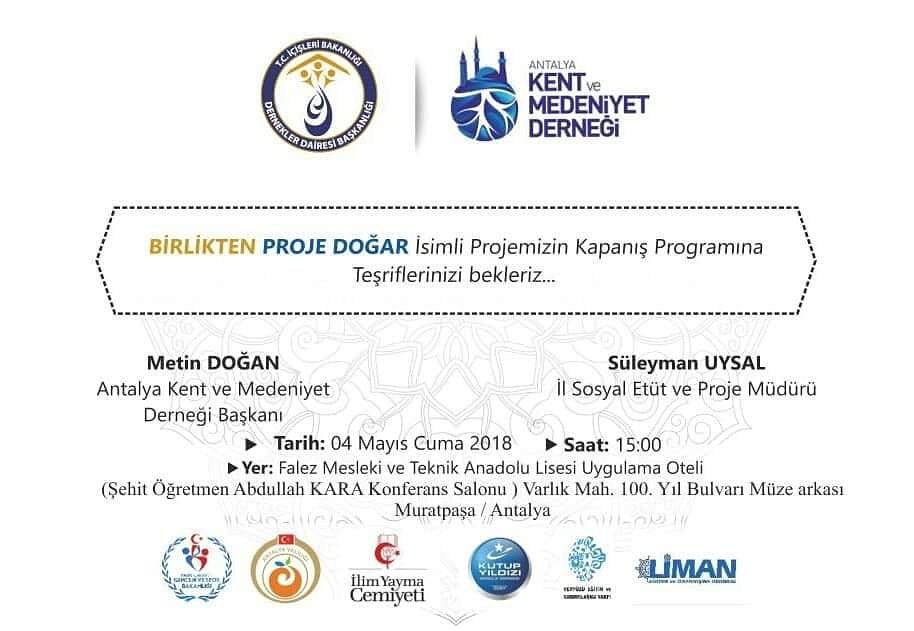 #BirliktenProjeDoğar Projemizin son faaliyeti olan kapanış galası için sizleri de aramızda görmekten mutluluk duyarız.Bekliyoruz...