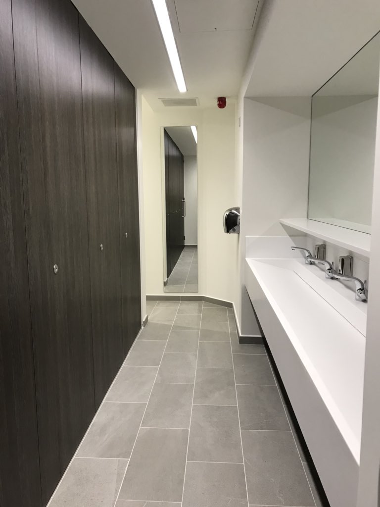 spatialgardner's tweet image. Some newly refurbished common areas handed over today at AQ1
