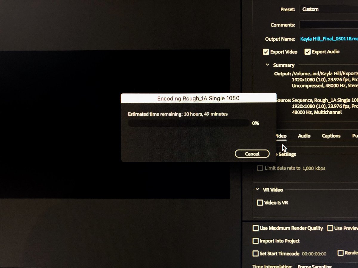 CIRCA3's tweet photo. It’s moments like these when I’m still at the office at 1:30 am and asking myself, “Was 8K really necessary?” #RED #adobe https://t.co/V5goC19ZYT