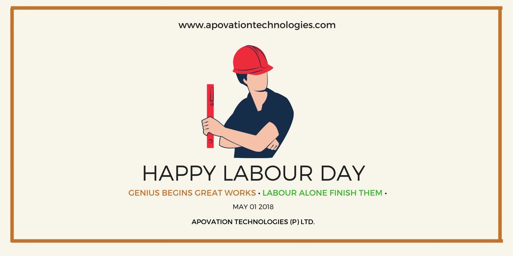 apovation's tweet photo. #happylabourday Labor was the first price, the original purchase-money that was paid for all things..!!! https://t.co/yTR7By9mKi