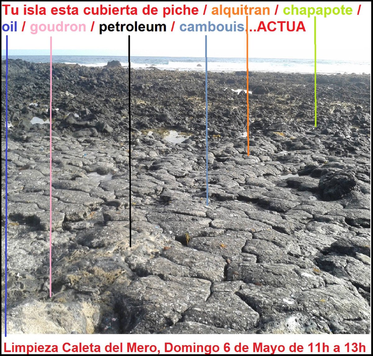 NoOilCanarias's tweet photo. PICHE: Limpieza - Beach cleaning : https://t.co/PxCTR7SstT @Greenpeacanaria @blogsostenible @mas_nunca @lavozdelanzarot @DiariodeLZ @CabildoLZ @NdeLanzarote @WWFespana @canarias_dice @Cahora @EPCanarias https://t.co/SXDVsGnQev