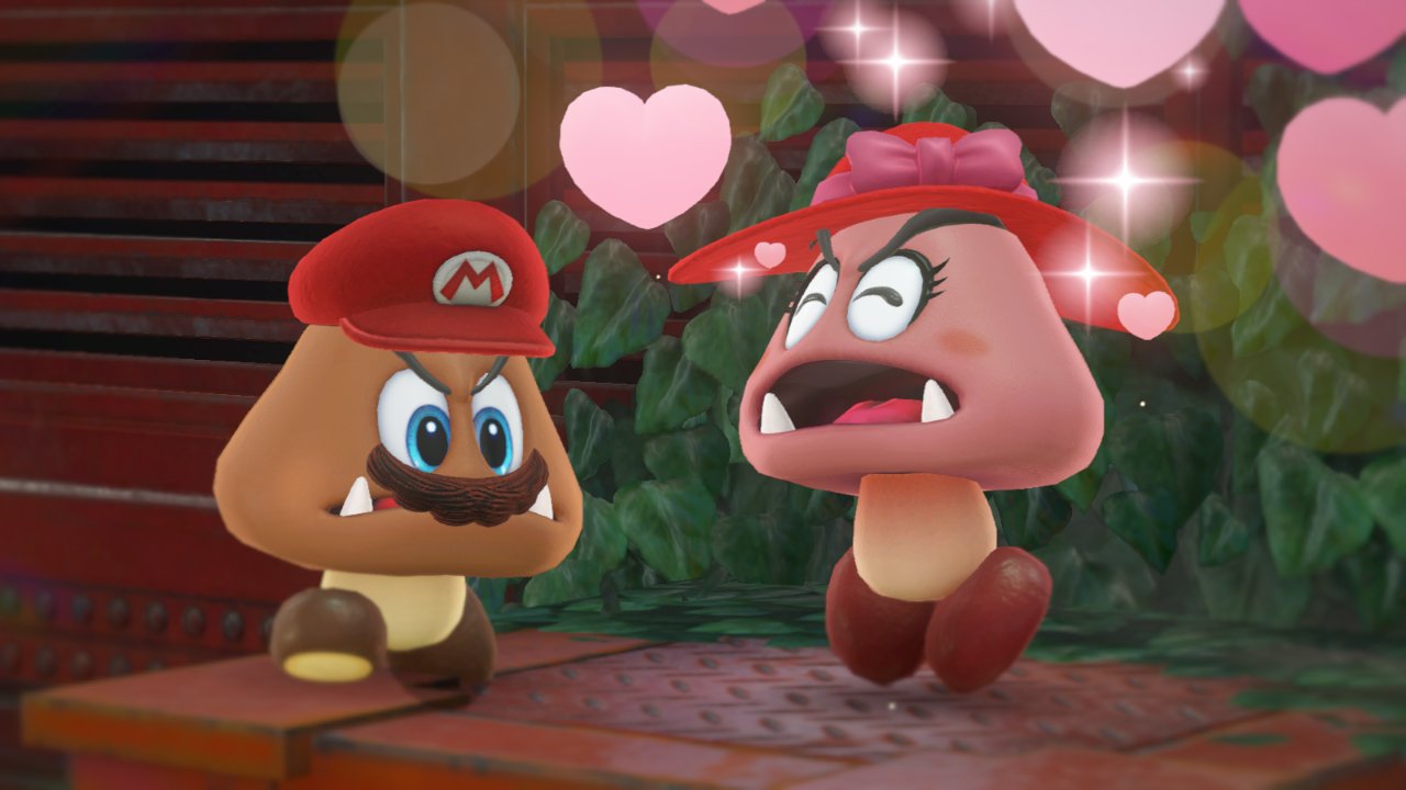 スーパーマリオ オデッセイ こちらは砂の国や森の国で会うことのできる ガールクリボー マリオを見つけると サササッ と隠れてしまいます でも クリボーの姿で会いに行ってみると T Co Tokwqcbwzd Twitter