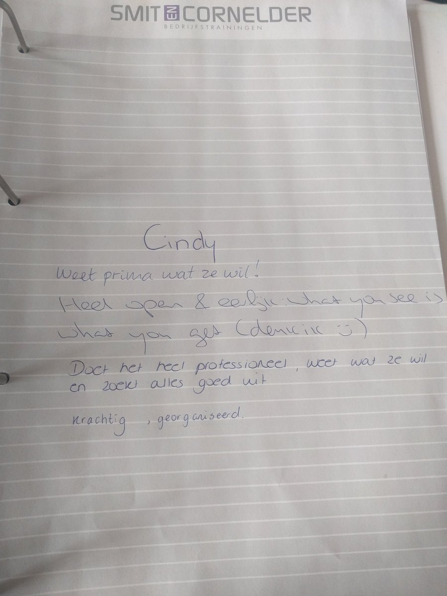 Bezig met voorbereiding nieuwe cursus bij <a href="/thalitasmit/">Smit & Cornelder</a>; kom ik oude feedback tegen... Zo krijg ik daar wel zin in!