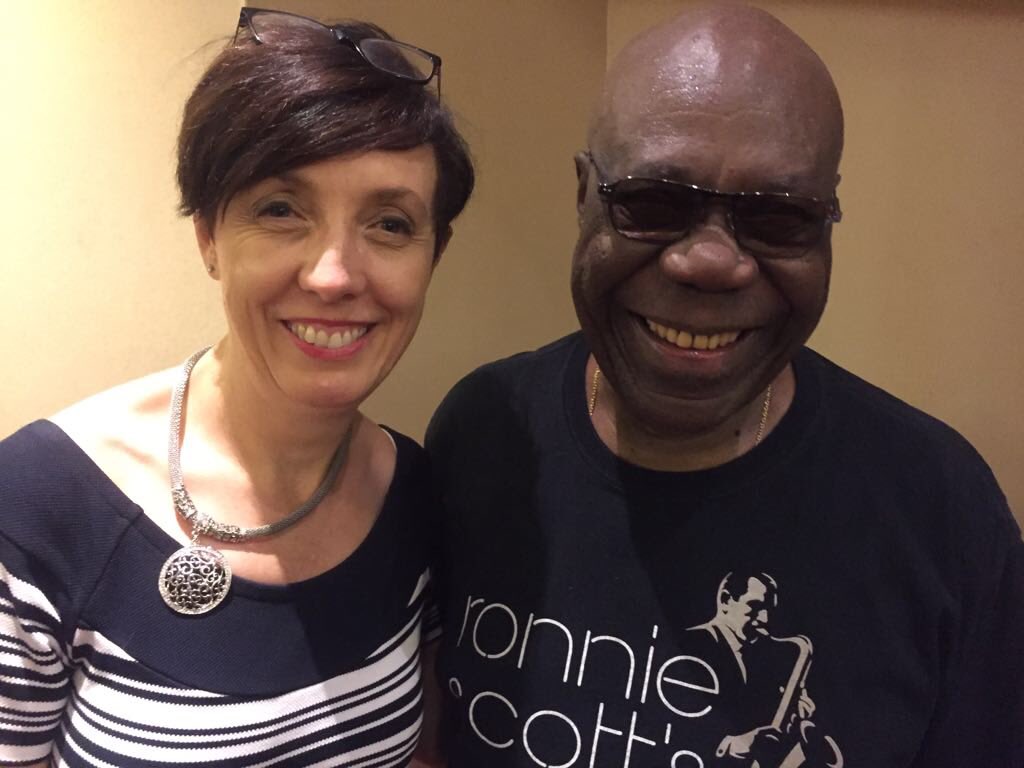 srivoal's tweet photo. A magnificent concert of the legendary @ManuDibango in #Uganda @kampalaserena with @IsaiahKatumwa Great evening, fantastic memories. #jazz #cameroun #legend https://t.co/DWWsTnyZuD