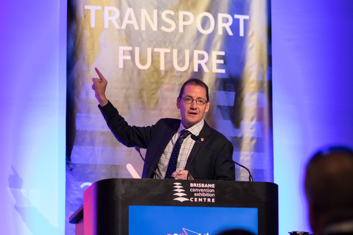 willhl's tweet photo. @iRAPRob's passion for road safety was on display in the @ARRBGroup conference plenary today while showing us the benefits of using @iRAPSavingLives star ratings on the road network. #arrb2018 #shapingourtransportfuture https://t.co/o9mVWHBw9B