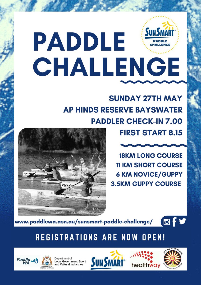 PaddleWA's tweet photo. Paddle Challenge 2018 registrations are now open!
https://t.co/XhQiYj0PBk
#PaddleWA https://t.co/MTEcD4rbRO