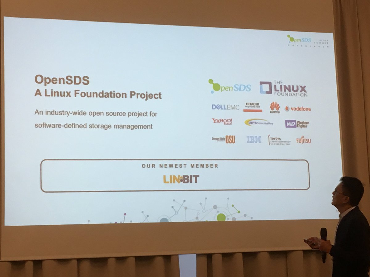 philipp_reisner's tweet image. #LINBIT joins #OpenSDS