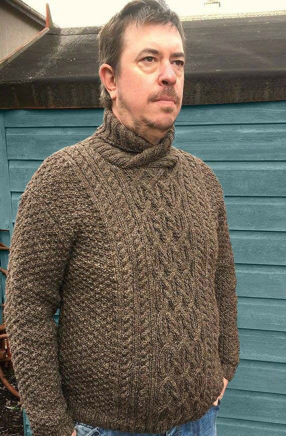 ScotKnitter's tweet photo. Listed on https://t.co/5Y4ABbydhO #FathersDay #knittedsweater #wool #FlockBN #wnukrt #aranwool https://t.co/1PE31axo7L