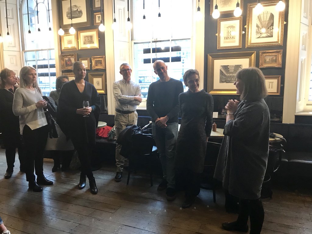 CloreLeadership's tweet photo. Yesterday we bid goodbye to the one and only @whitabouttown after 10 years at Clore Leadership. As Sue Hoyle said Alisha is the epitome of “quiet leadership” and her impact has been immense. We’ll miss her tremendously. Stay #CloreConnected Alisha. https://t.co/hqHWajGcWp