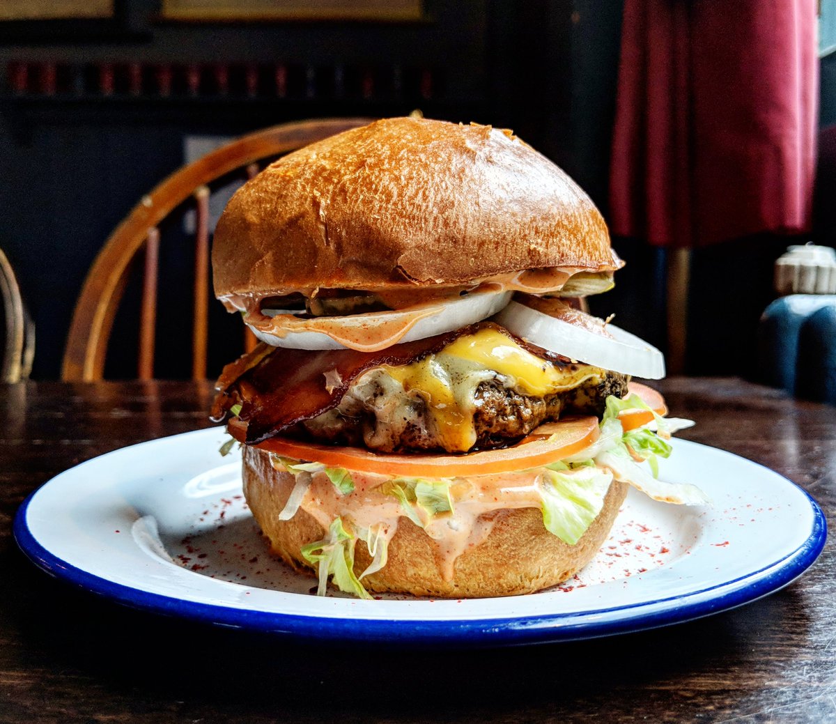 #Burgers - East - Catch <a href="/planetpattyuk/">Planet Patty UK</a> 's residency at <a href="/hornofplentypub/">The Horn Of Plenty</a> in #Stepney #E1  londonpopups.com/2018/03/planet…   Serving Tues-Sat; Planet Patty has burgers inspired by places - this is #Brooklyn