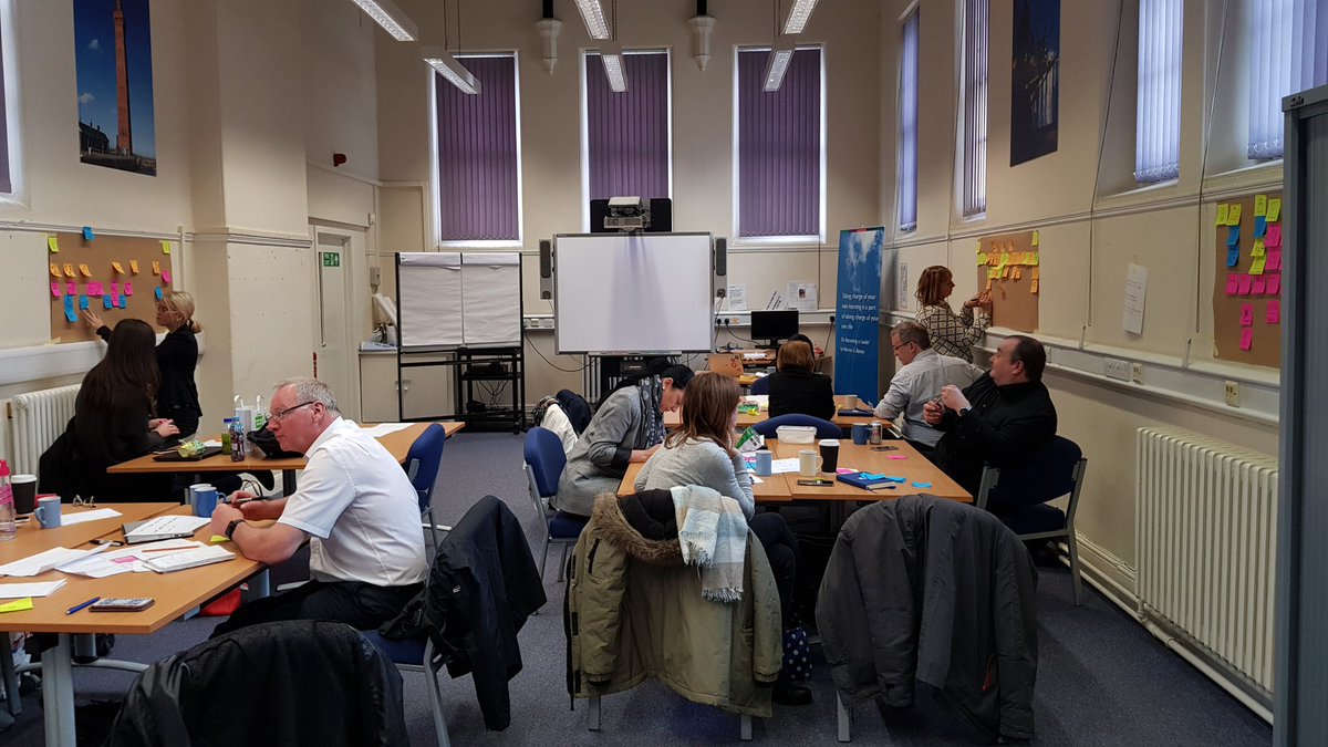GDunn15's tweet photo. Reflecting today on yesterday's excellent training session "Introduction to Service Design". Good to put some more meat on the bones of theory! #DigitalNEL #futuresacademy https://t.co/V0IGTyrEQM