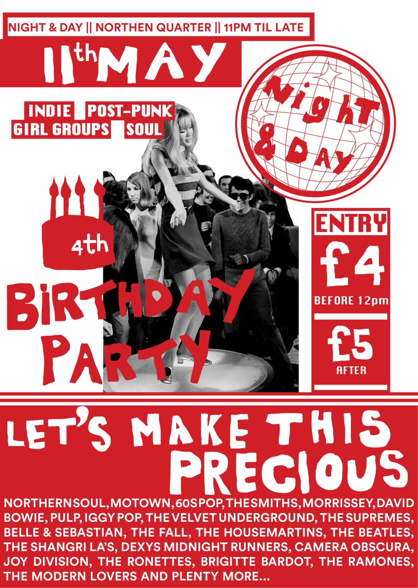 LMTP is 4 years old in May! We're having a do for it at <a href="/nightanddaycafe/">Night & Day Cafe</a> → facebook.com/events/2071560…