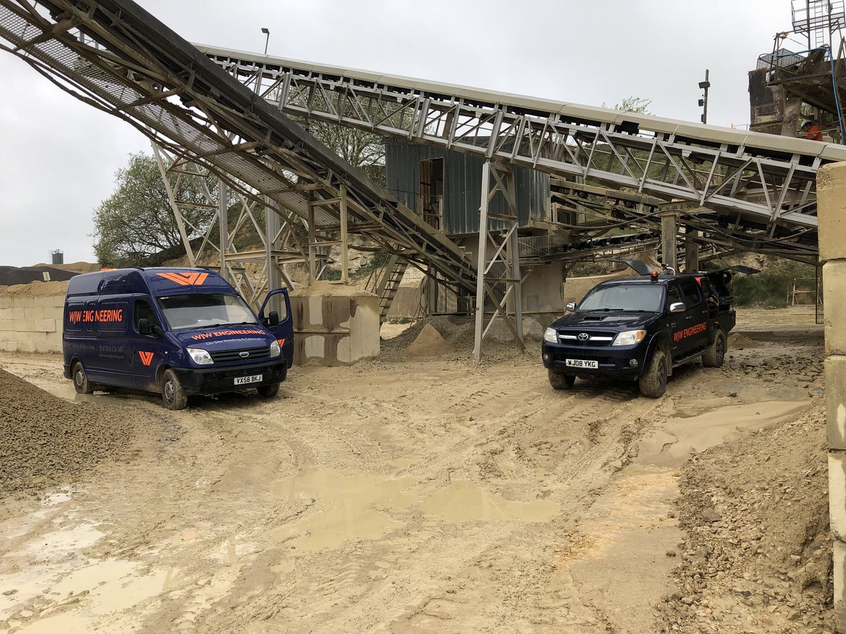 wjwengineering's tweet image. Some recent quarry work and fabrication jobs.