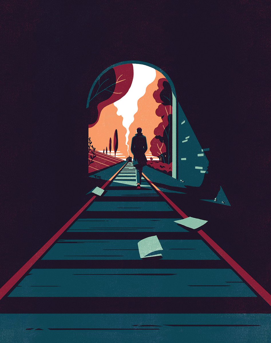 ionlands's tweet photo. The works of Parisian illustrator Tom Haugomat really leave an impression. https://t.co/PqtNmbiwx2 #illustration https://t.co/RhhaJW9aas