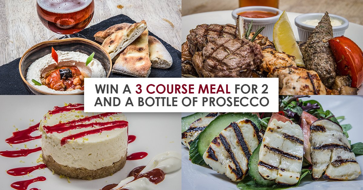 We’re giving our fans the chance to win a ‘3 course meal for 2, plus a bottle of Prosecco for the table!’

To win follow our Twitter page and retweet this post, to automatically be entered into the prize draw. 

The winner will be announced on June 1st.  

Good luck everybody!🍾