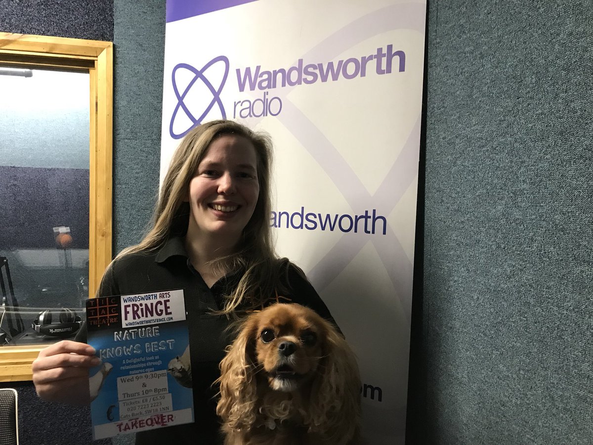 ThisisRiverside's tweet photo. Hannah from @TictacTheatre has just been telling us about thier comedy show NATURE KNOWS BEST as part of the @WAFfringe #WAF2018 9th/10th May... https://t.co/MRvKOPBgb2