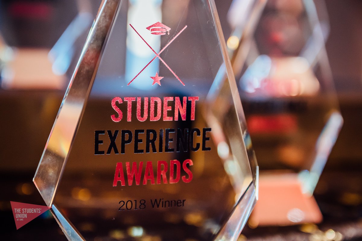 TheSUatUWE's tweet photo. Head on over to our Facebook to see all the photos from last month's Student Experience Awards at @mshedbristol #UWESEAwards https://t.co/cXUpes5M6c