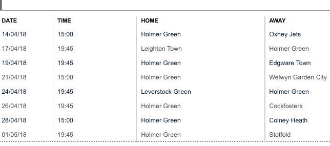 Ollie_Bayliss's tweet photo. Big shout out to @HolmerGreenFC who tonight play their 7th game in 14 days!😮

I need a lie down just thinking about it!😓

Great effort!👏

#nonleague @SpartanSMFL @SpiritOfSSML @BasePyramid @TheBootifulGame @NonLeagueCrowd @OpenVeinsFooty @sajidjavid @wycombedc @wwfcofficial https://t.co/eMIEmE7fYE