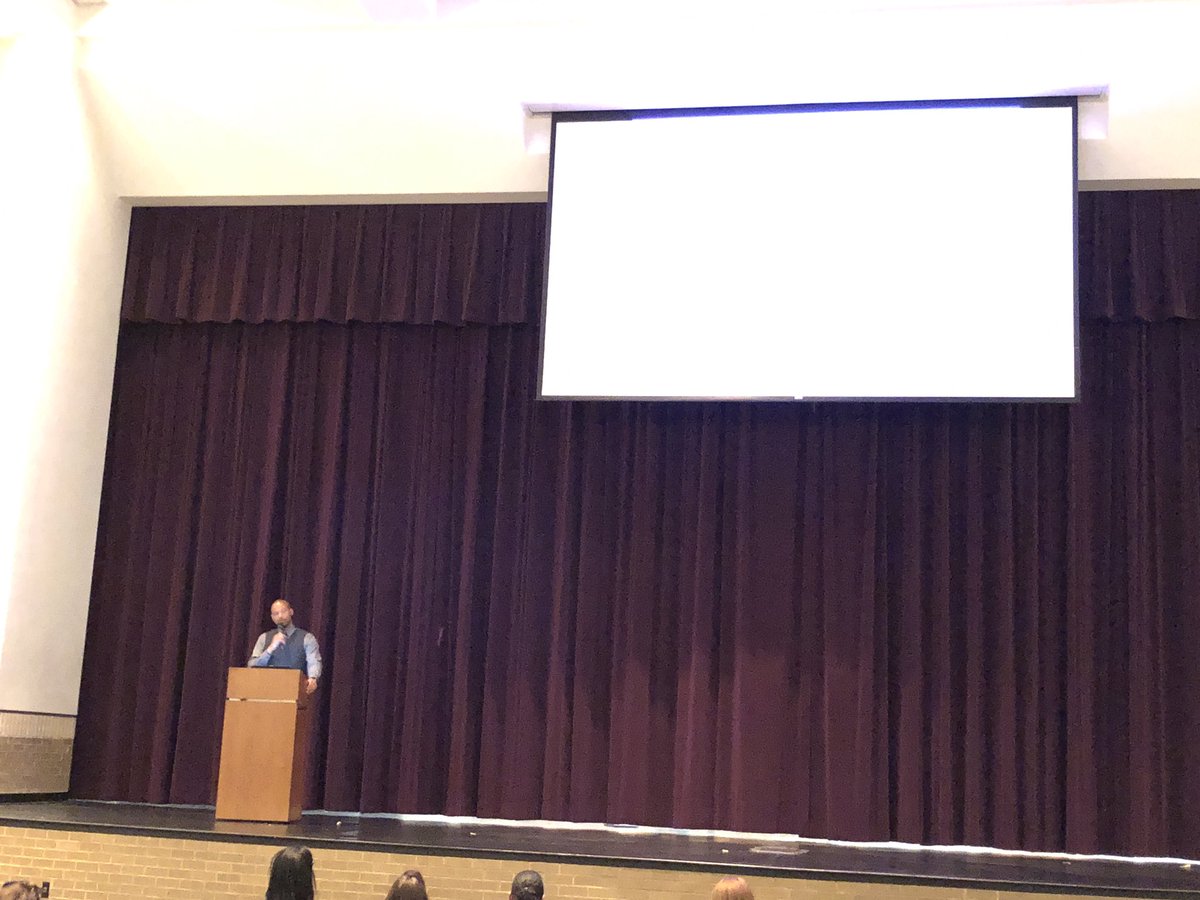 Mr. Bounds gave a great “State of Lakeside High School Address!” #lakesidevikings