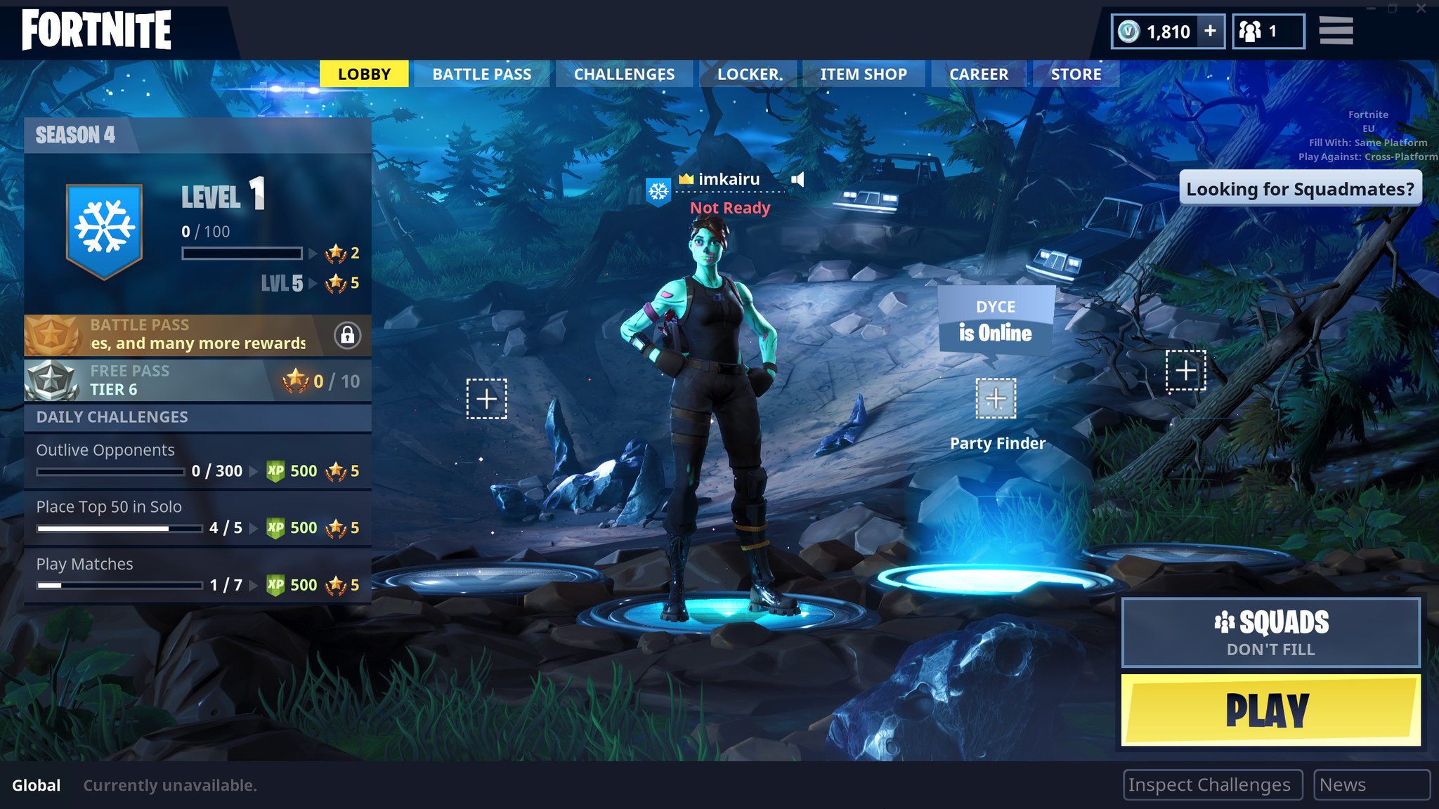 Fortnite News ð on Twitter: "New Lobby screen for Season 4! #Fortnite