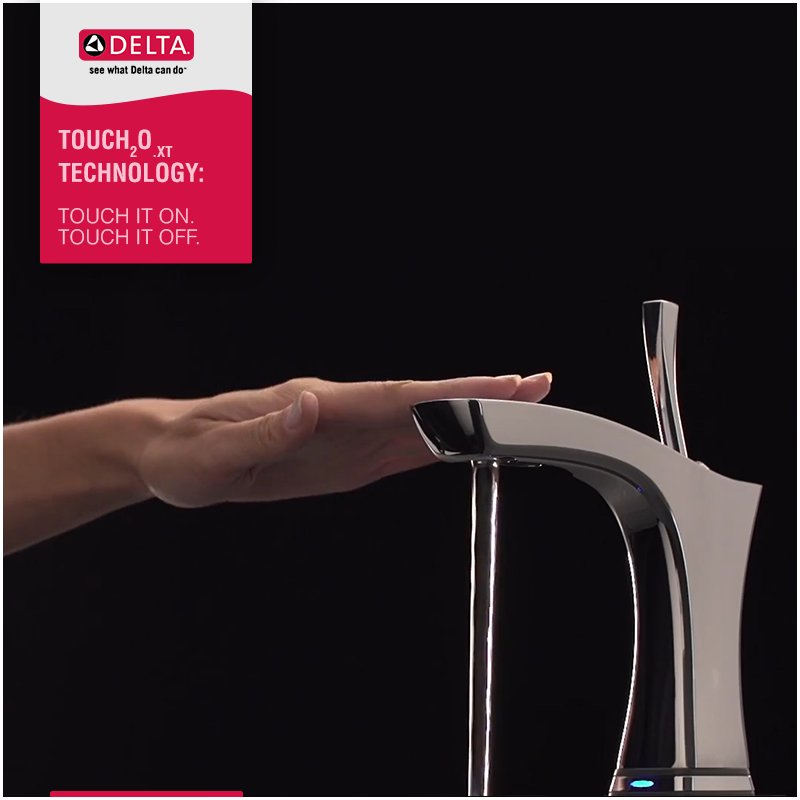 deltafaucetind's tweet photo. Delta’s Touch2O.xt Technology is designed to make tasks easier for you. Just tap anywhere on the #faucet spout, handle or body to start and stop the flow of water. Find out more at: https://t.co/2D96lOieBa
#Delta https://t.co/V0euUmD1cQ