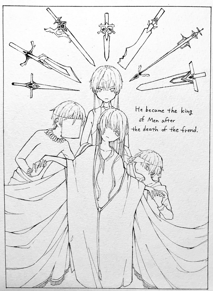 彼は友の死を経て人の王となった。

#FGO 