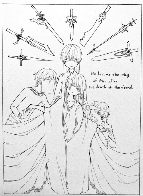 彼は友の死を経て人の王となった。

#FGO 