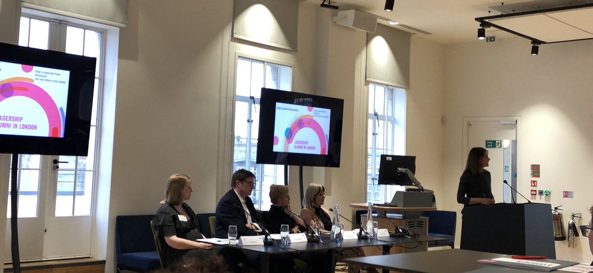 Great leadership reception <a href="/KingsCollegeLon/">King's College London</a> with @JudeKelly_ <a href="/AlexBeardROH/">Alex Beard</a> <a href="/ekeith1982/">Emma Keith</a> <a href="/Rosiemillard/">Rosie Millard</a> insightful discussion on the state of culture in London and on the world stage #culture #london #events #debate