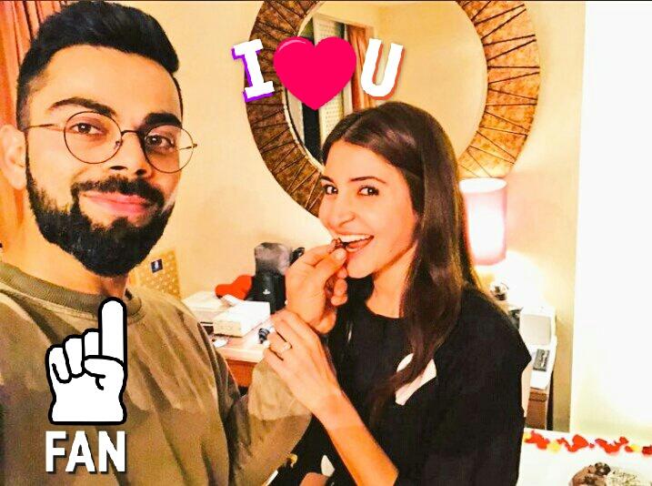   Happy birthday  anushka sharma virat............. Live long....... 