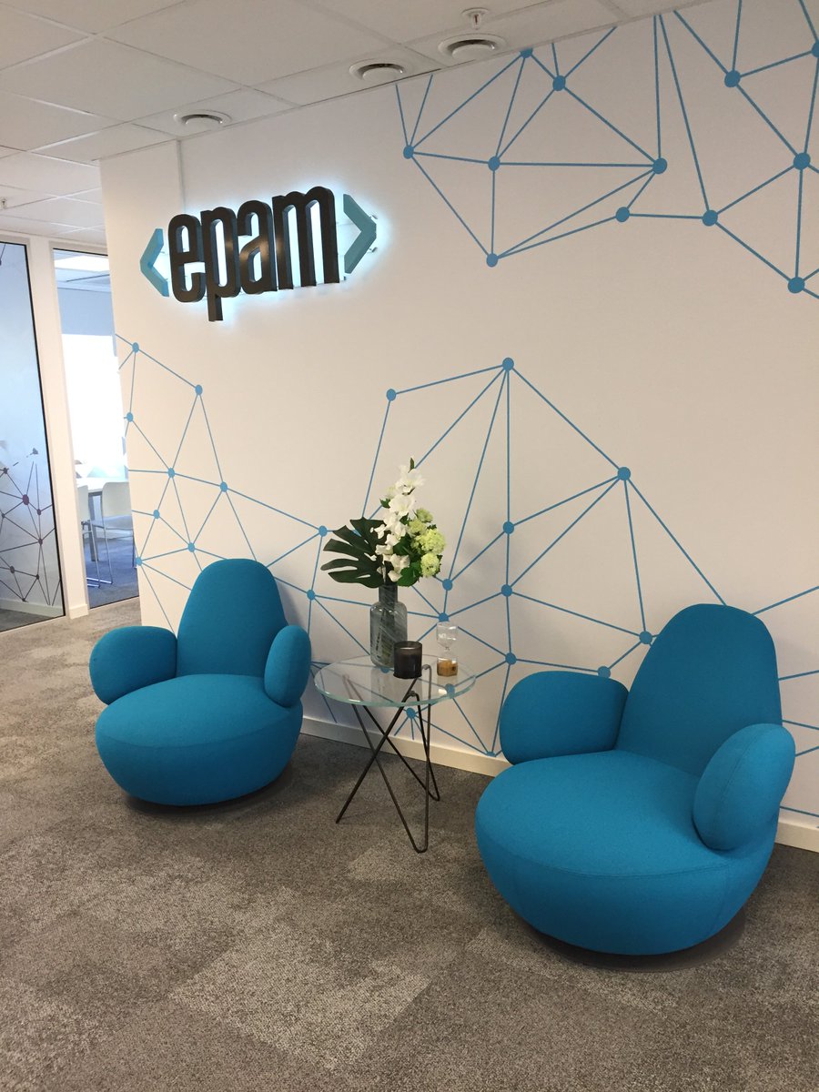 EPAMSystems's tweet photo. Here’s a glimpse of our new office in Stockholm, Sweden. More photos coming soon! #EPAMSweden #MeetEPAM https://t.co/8YiwT5SVXF