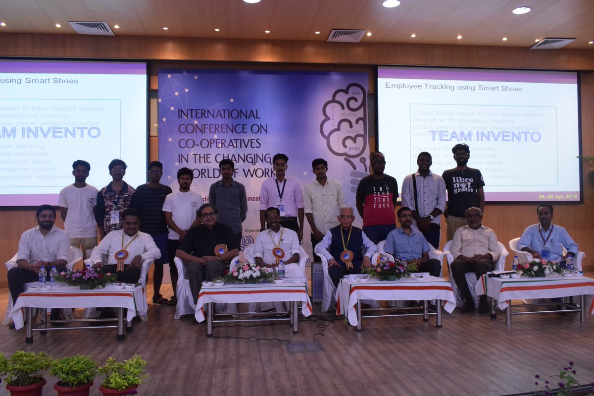 bgiyer's tweet photo. Congratulations to the winners of 2018Coopathon! Held in parallel with the ICA-AP International Conference on βCo-operatives in the Changing World of Work,β at IIM-Kozhikode. @ICAAPAC #CCWW2018 https://t.co/d7JjOOgxsw