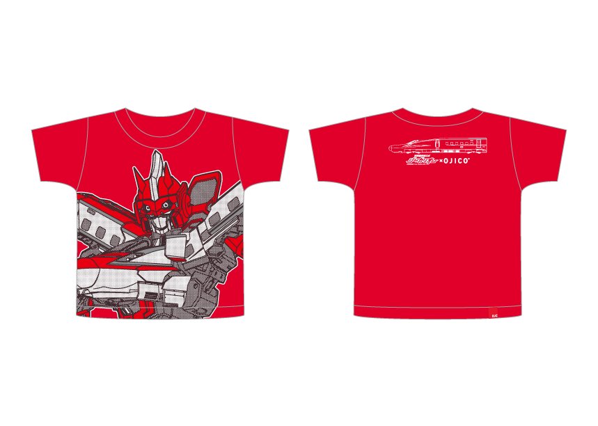 تويتر 新幹線変形ロボ シンカリオンz 公式 على تويتر グッズ情報 シンカリオン Ojicoのコラボtシャツが登場です 大宮鉄道博物館にて先行発売中 シンプルながらインパクトのあるデザインは必見です T Co Gxdaj6alwo シンカリオン T Co