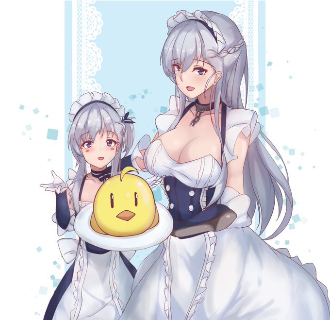 #アズールレーン
The little Belfast is too cute! 😍😍😍 

https://t.co/iQysWIq2MN 