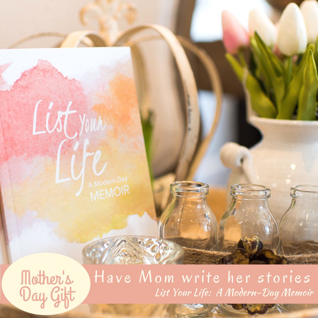 a_berent's tweet photo. Celebrate Mom!
#mothersday
#mothersdaygift
#giftforher
#giftofwriting
#journal
#memoirinlists
#remember
#celebrate
#passiton
#ListYourLife https://t.co/pwp0XyXjds
