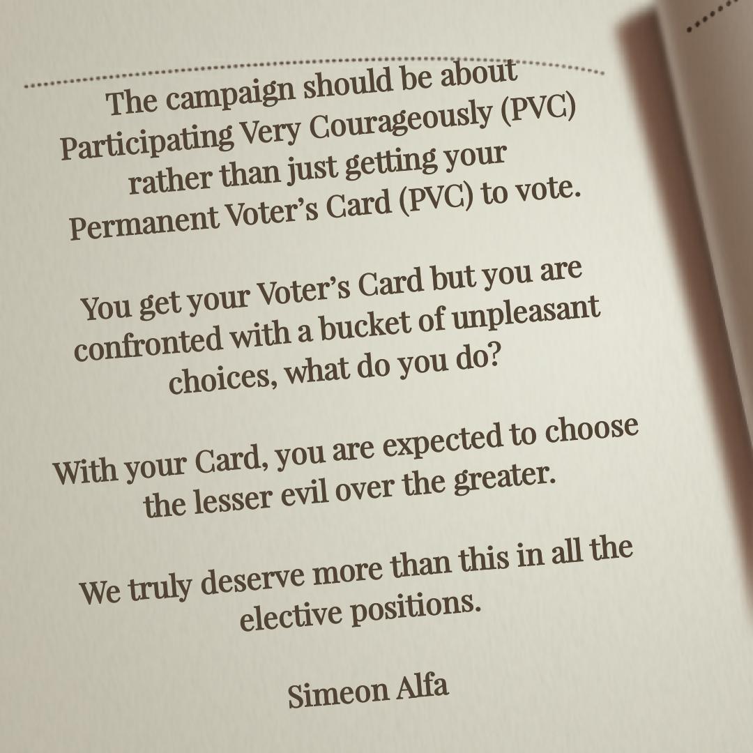 Markserve_SA's tweet image. We must get involved. #GetInvolvedNG #ThePlatformNg