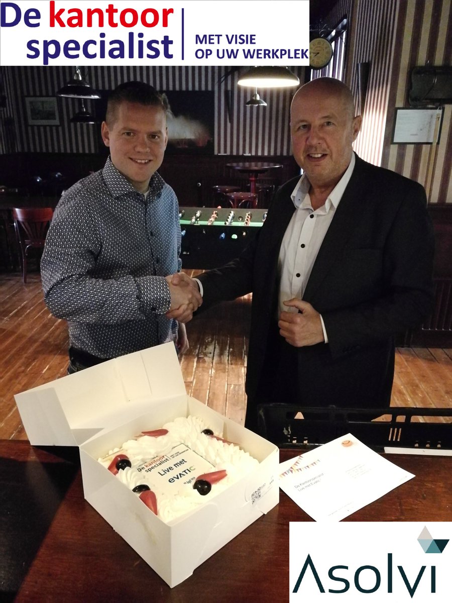 Evatic's tweet photo. De Kantoorspecialist gets smart! Find out why it replaced its generic ERP system with a specialist #IoT solution for print &amp; #DocumentManagement providers - Evatic https://t.co/mfMj2IxiIh
#ServiceManagement #ManagedPrint #DocumentManagement @kantoortweet https://t.co/TbjtV5HjJB